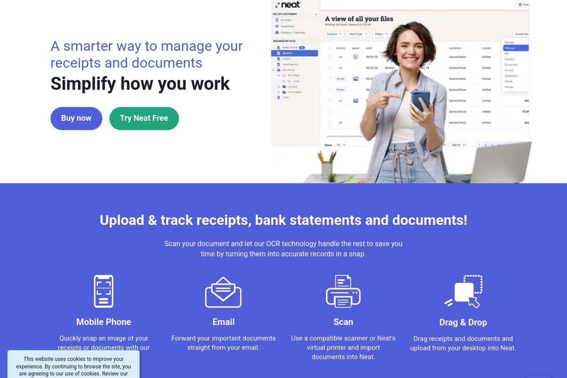 Neat homepage