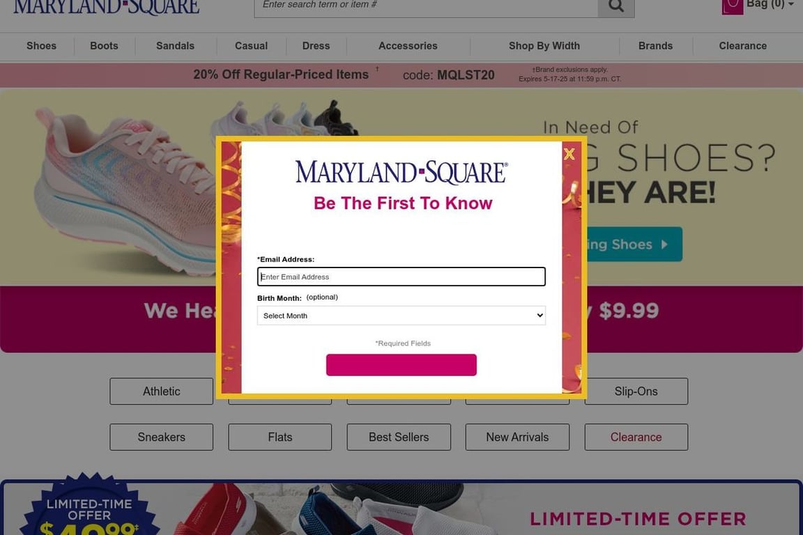 Maryland Square homepage