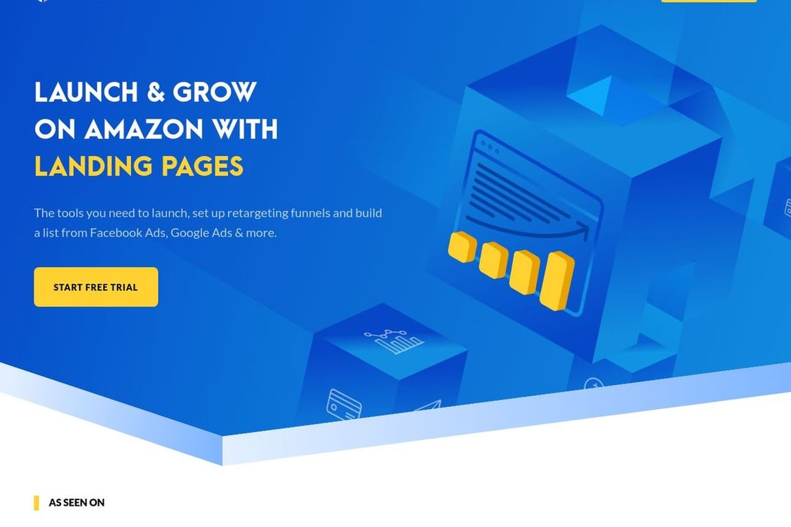 LandingCube homepage