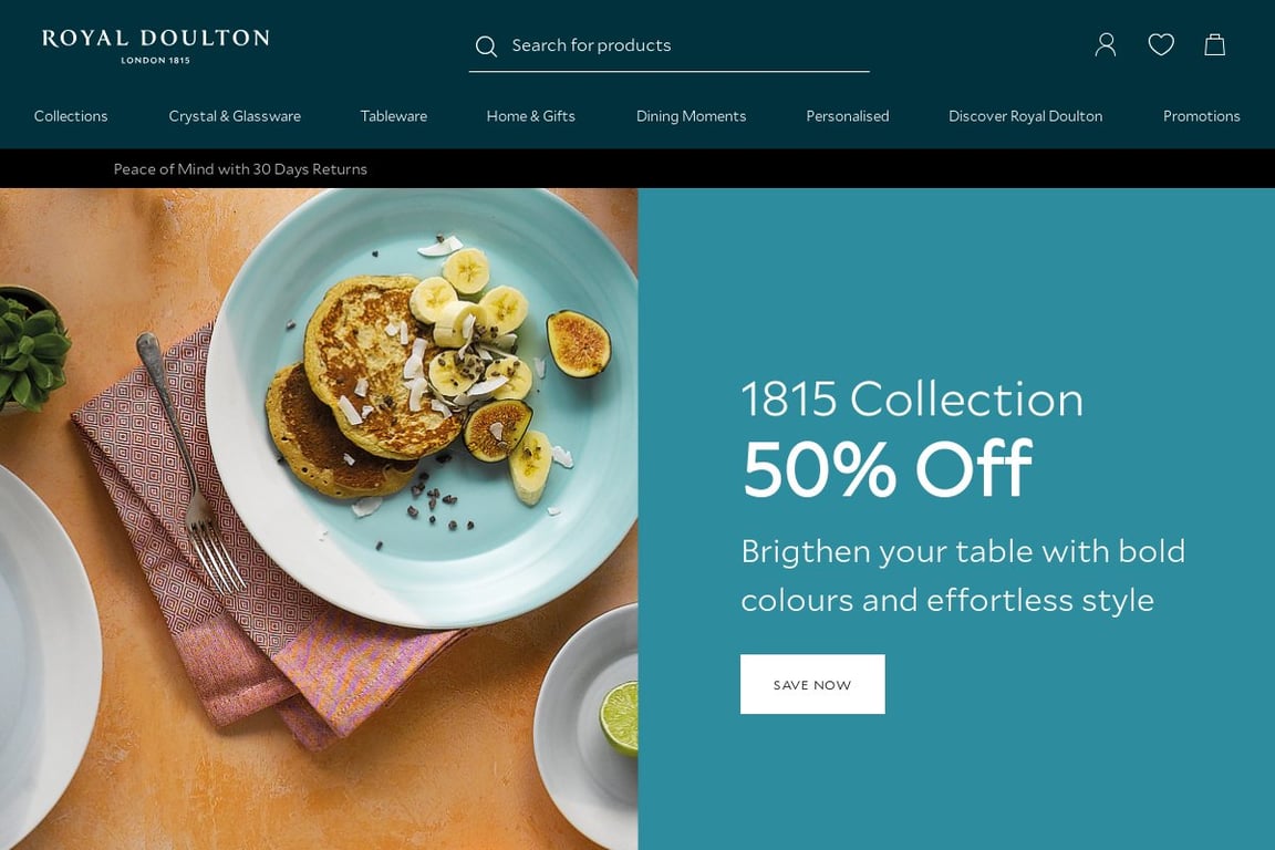 Royal Doulton AU homepage