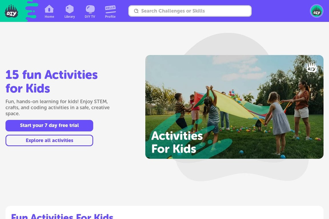 DIY.org affiliate program signup page
