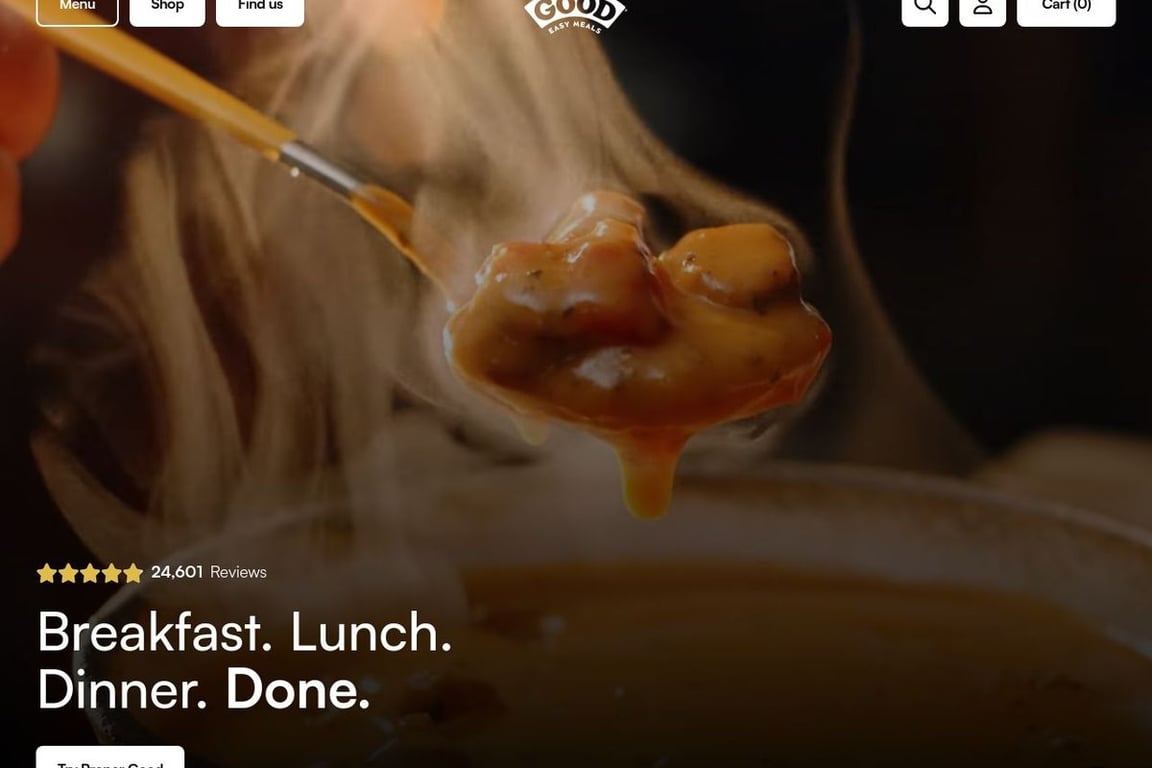 Proper Good homepage