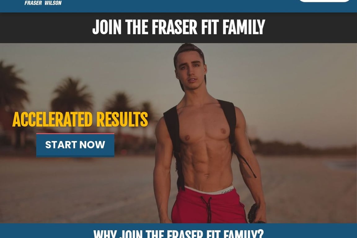 FraserWilsonFitness homepage