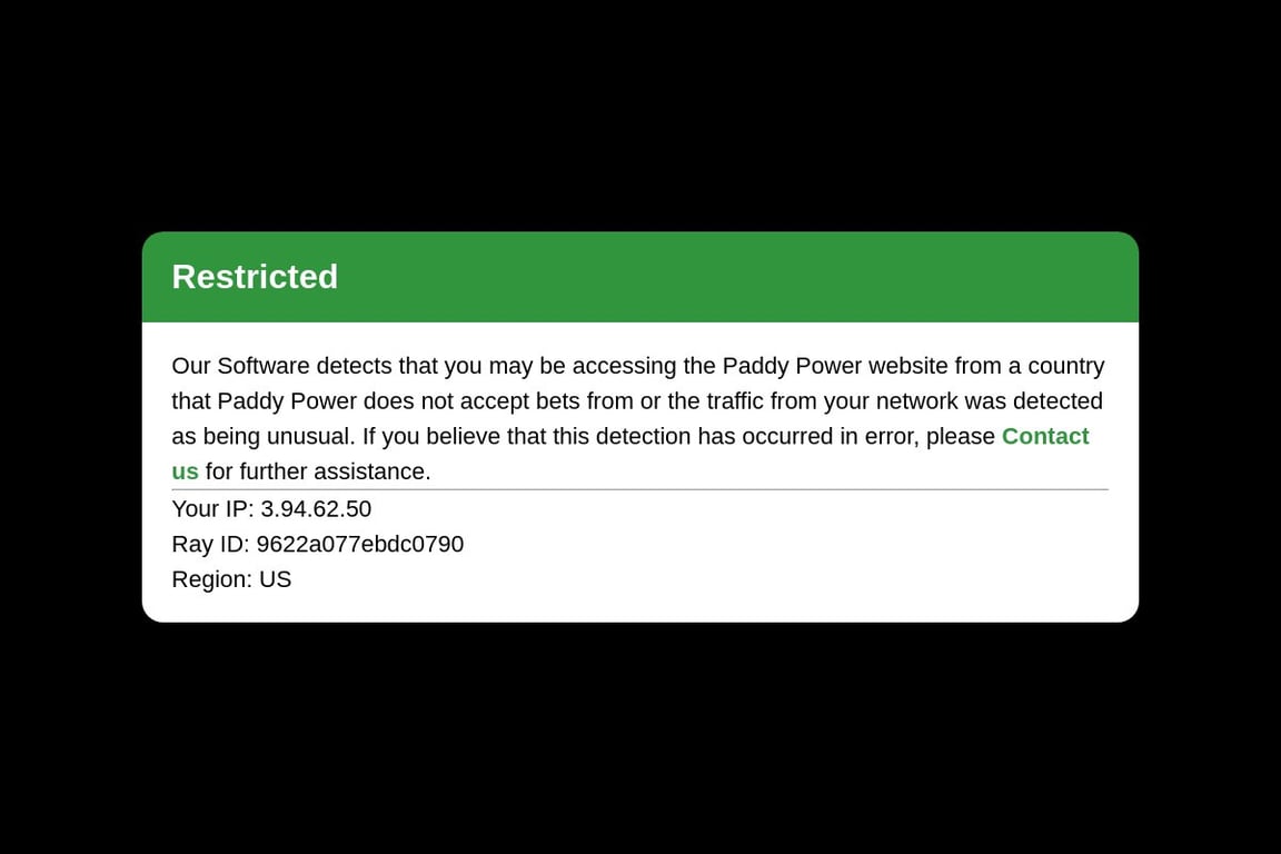 Paddy Power (UK) homepage