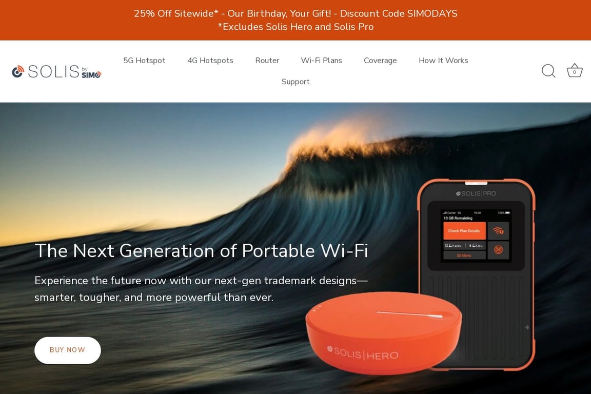 Skyroam homepage