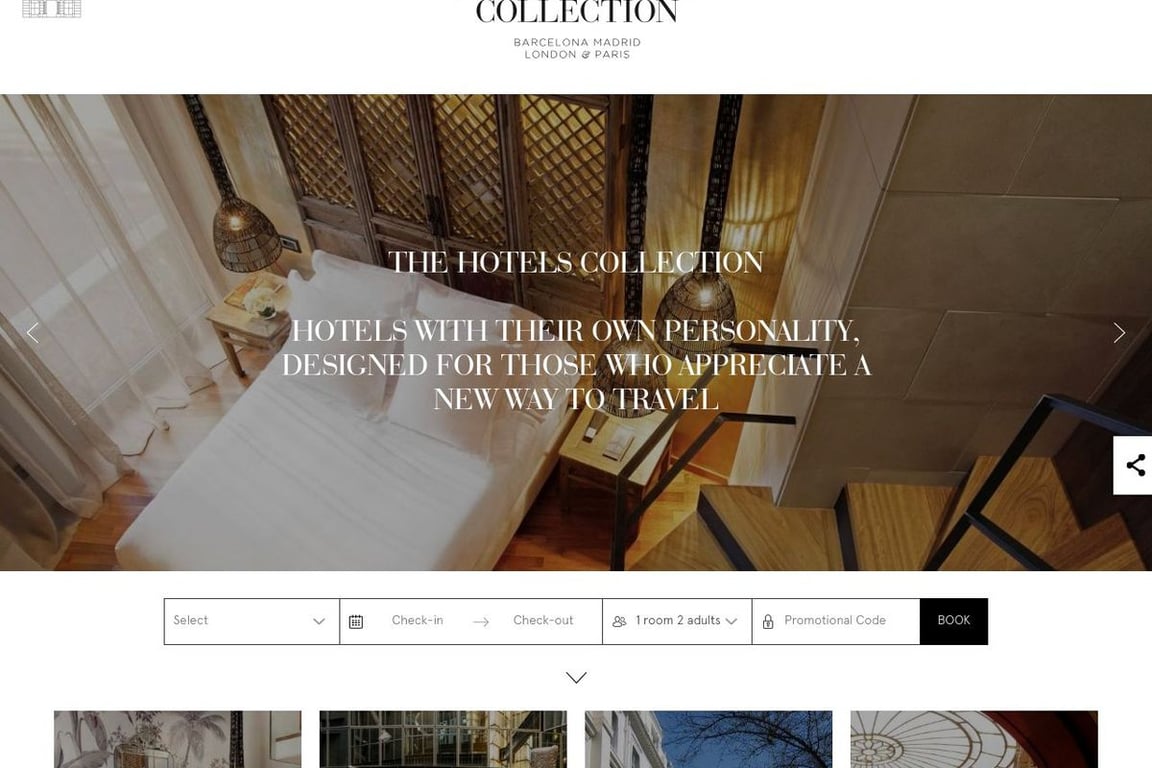 Derby Hotels Collection homepage