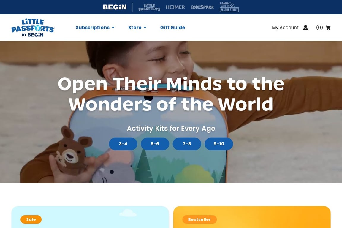 Little Passports homepage