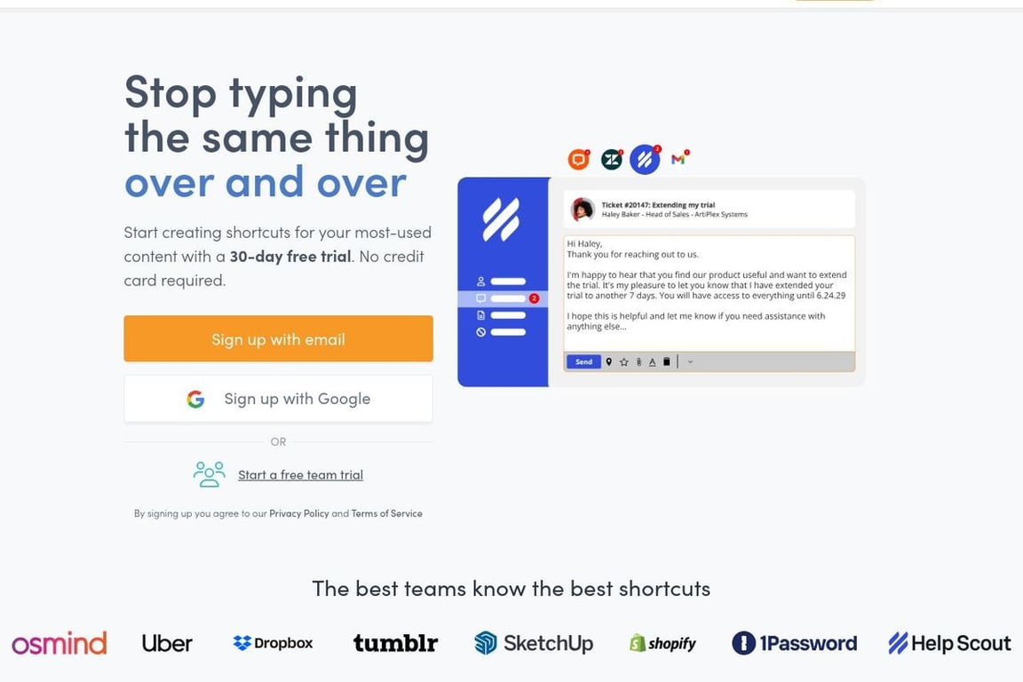 Smile Software homepage