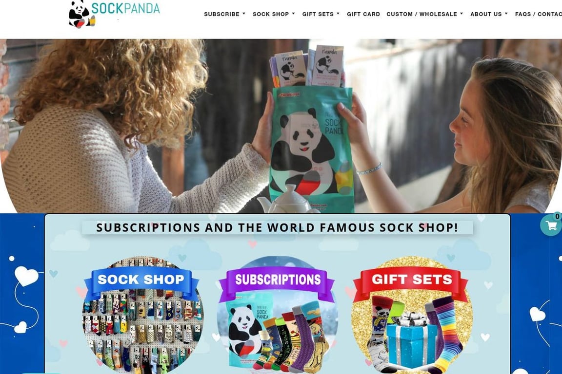 Sock Panda homepage