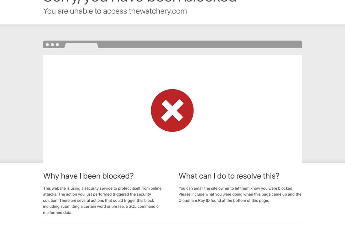The Watchery homepage