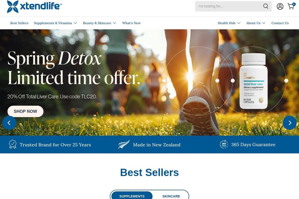 Xtend-Life homepage