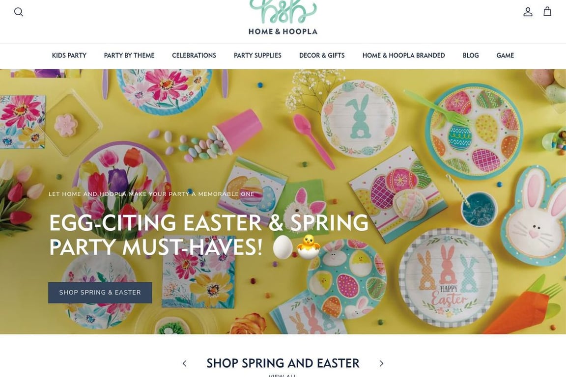Home & Hoopla homepage