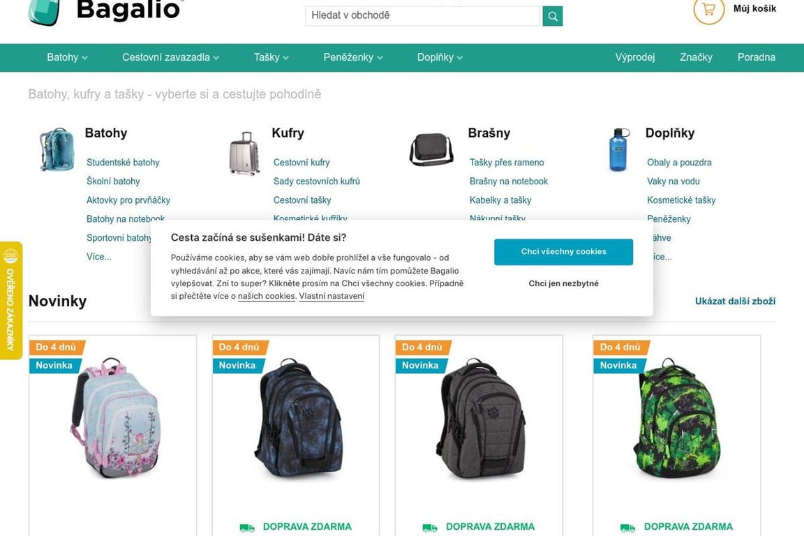 Bagalio homepage
