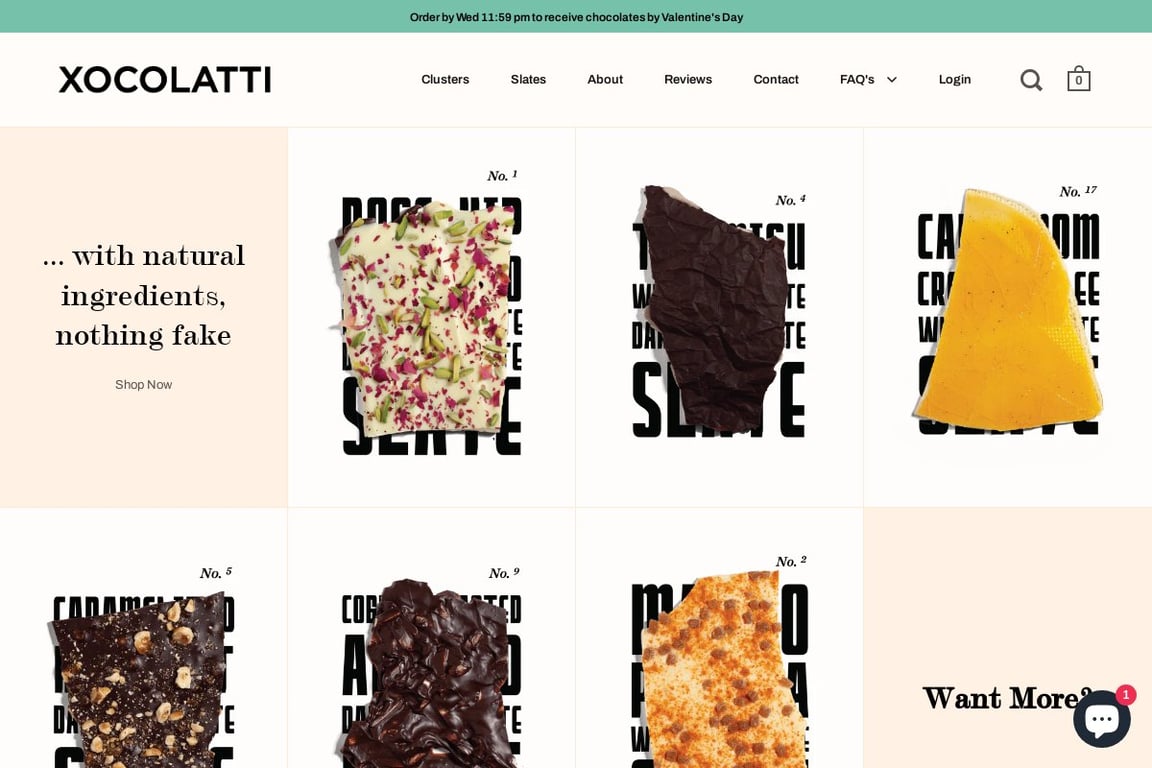 Xocolatti homepage