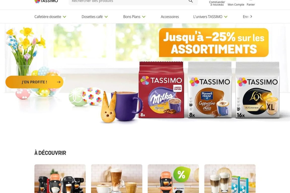 Tassimo FR homepage