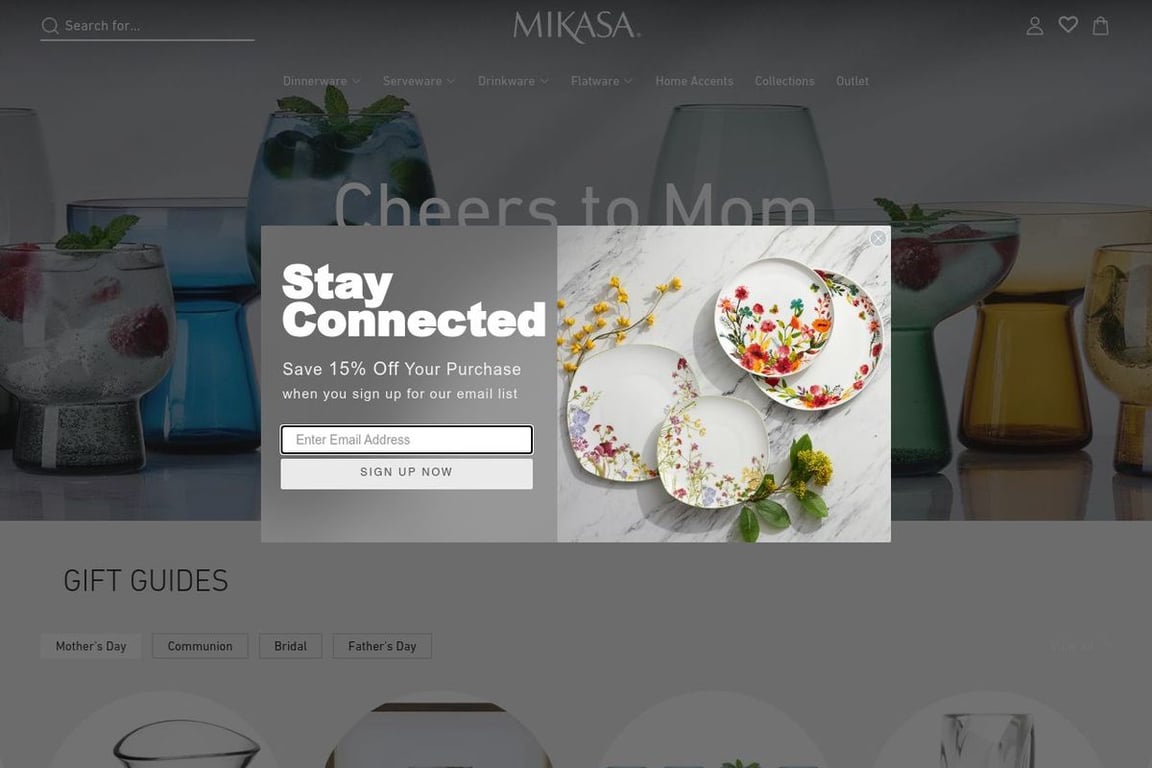 Mikasa homepage
