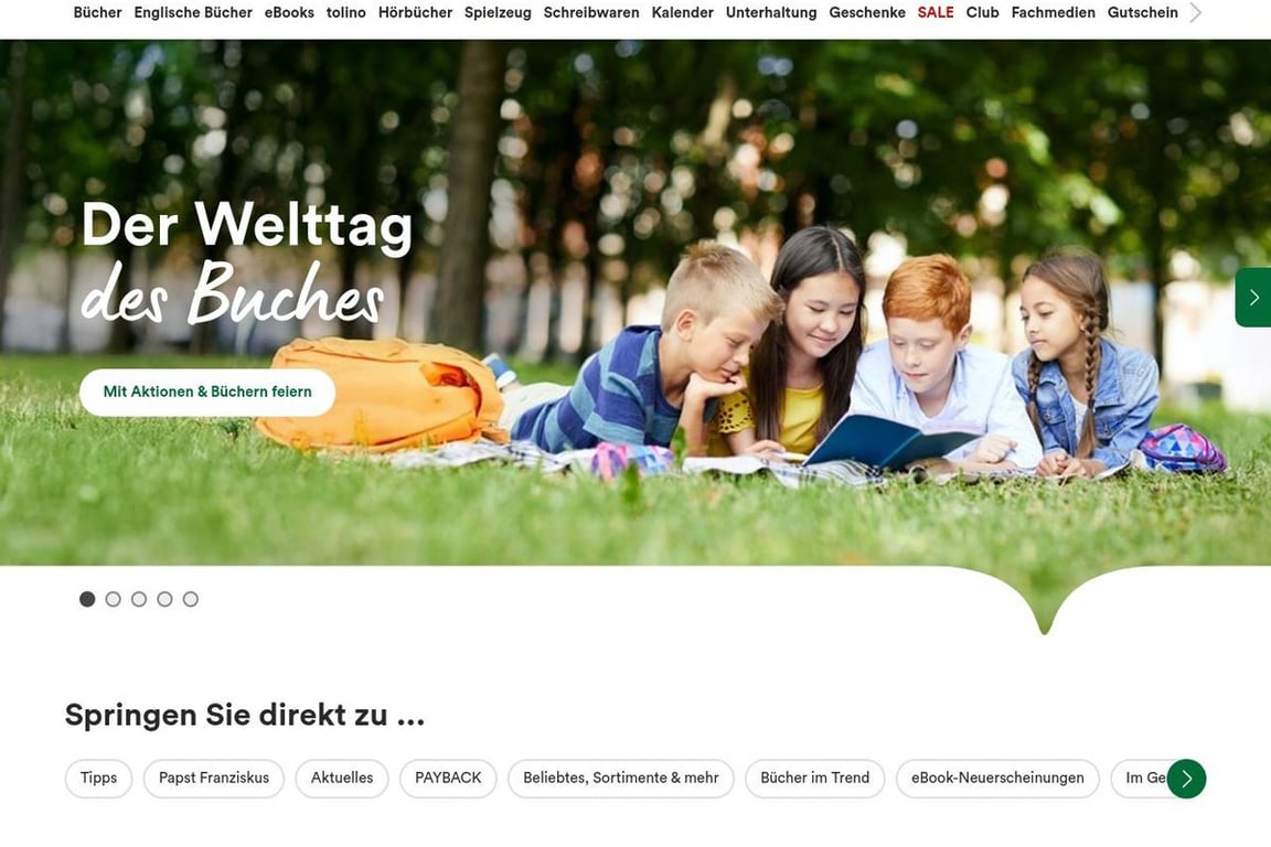 Thalia DE homepage