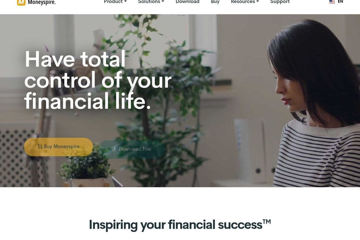 Moneyspire homepage