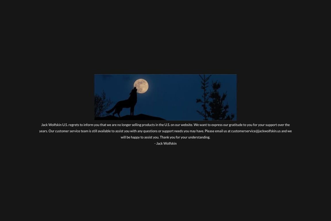 Jack Wolfskin USA homepage