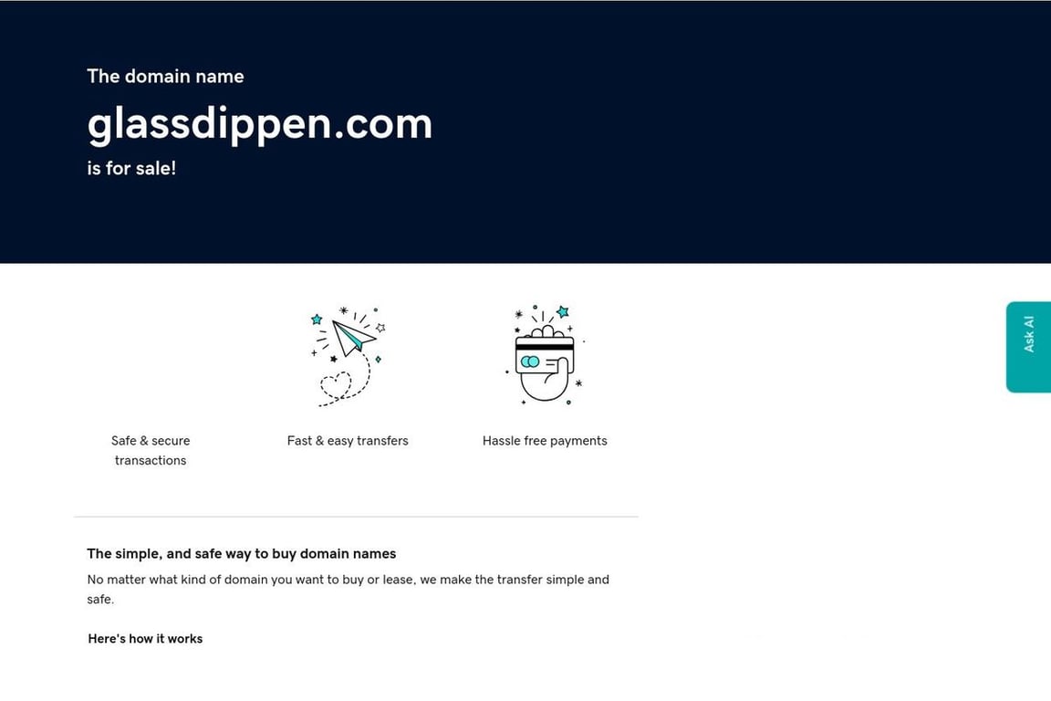 Glassdippen homepage