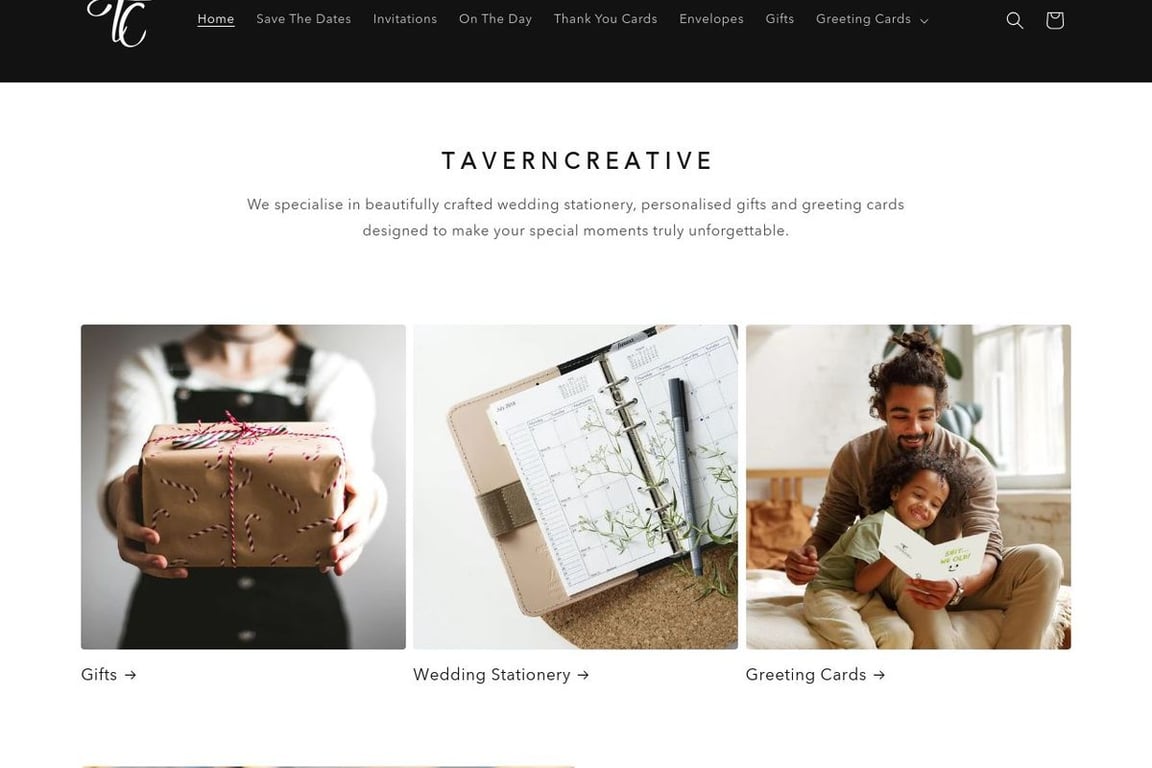 TavernCreative homepage
