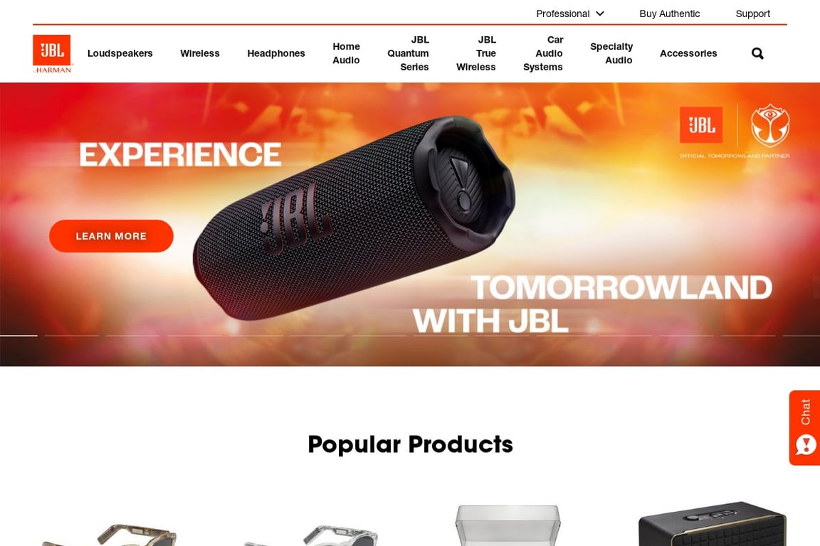 Harman homepage