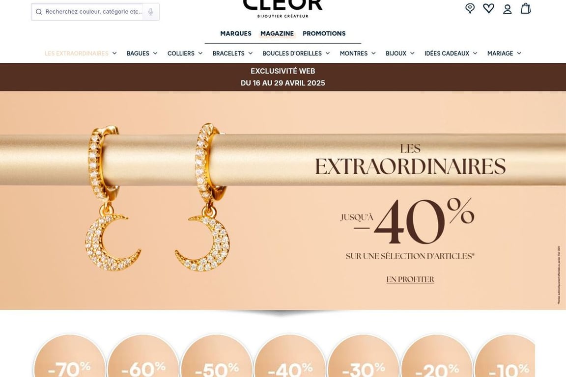 Cleor homepage