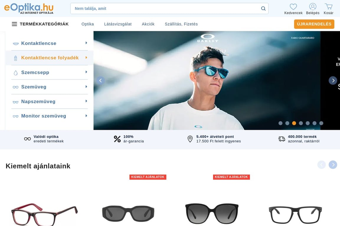 EOptika homepage