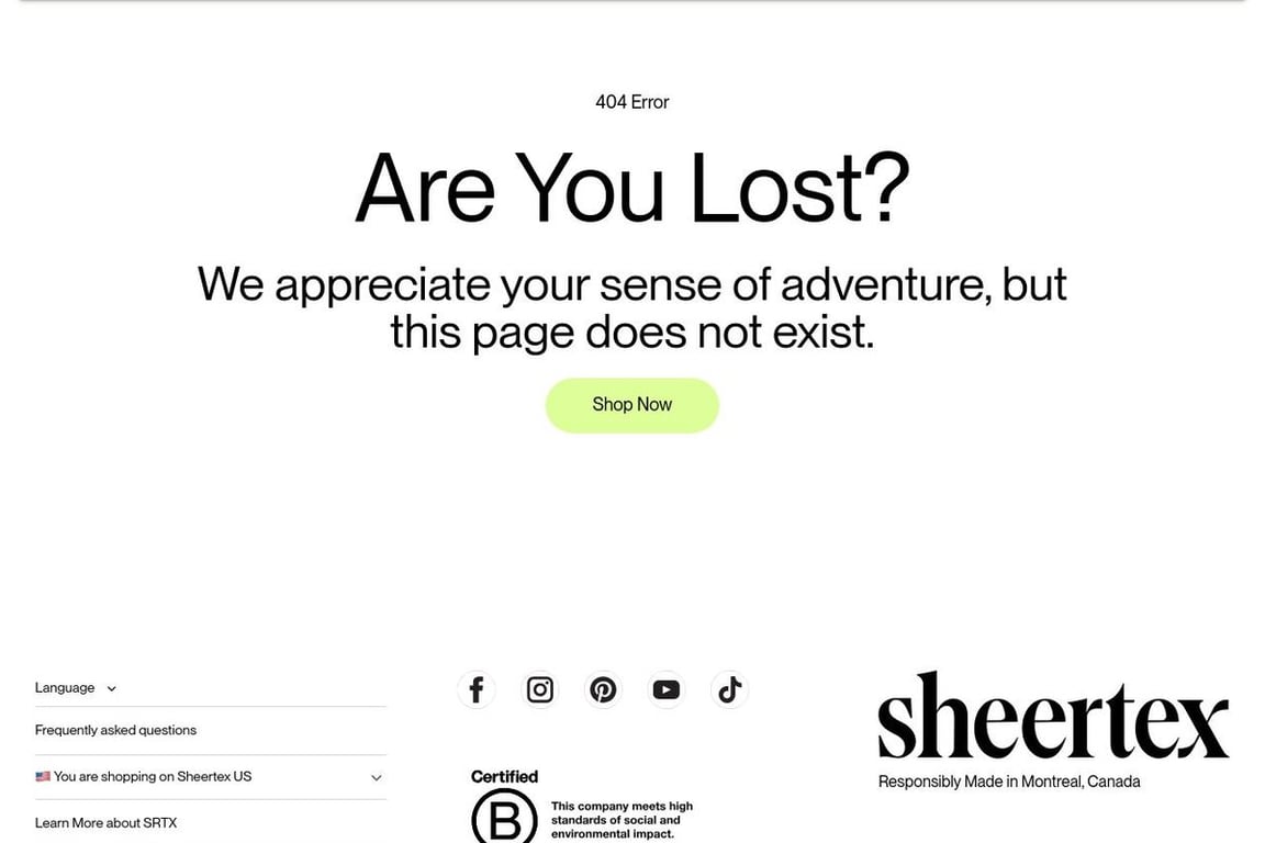 Sheertex affiliate program signup page