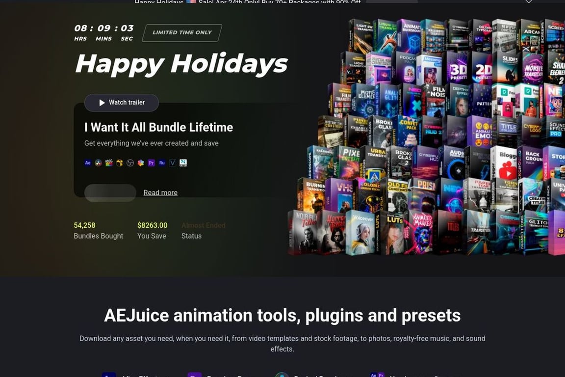 AEJuice homepage