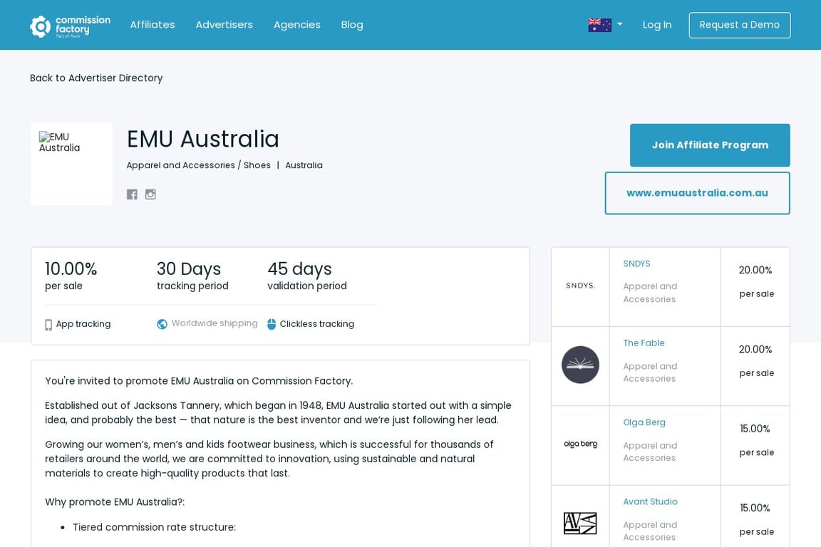 EMU Australia Affiliate Program: Commission & Program Details (2026)