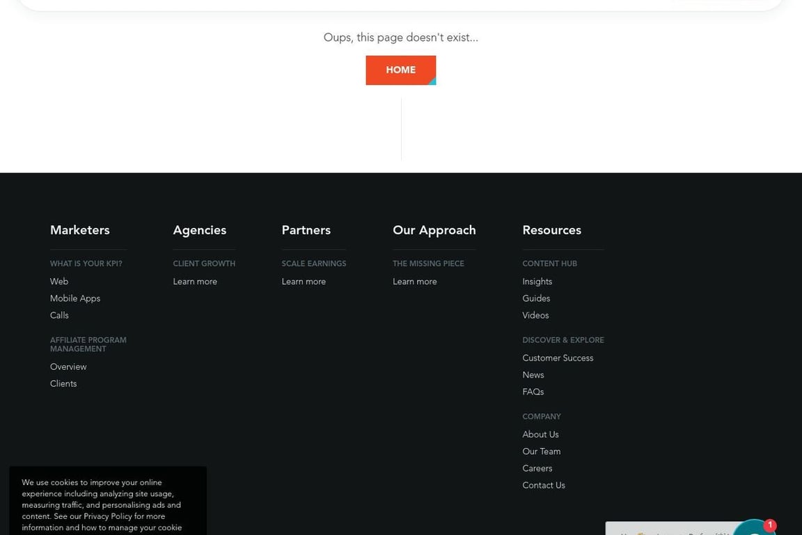 Robinhood affiliate program signup page