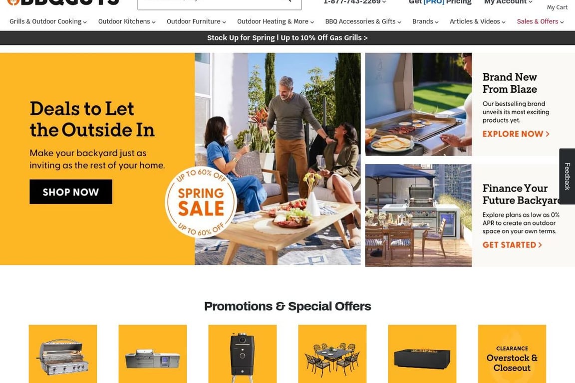 BBQGuys.com Preferred homepage