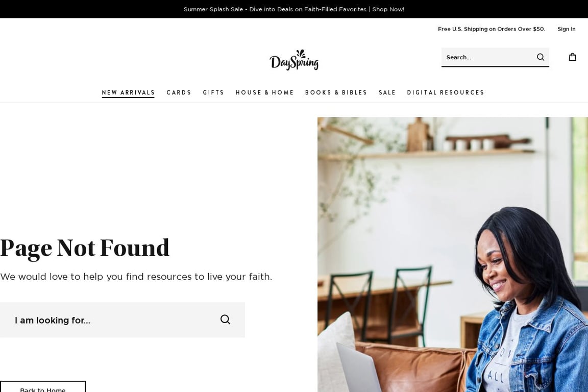 DaySpring affiliate program signup page