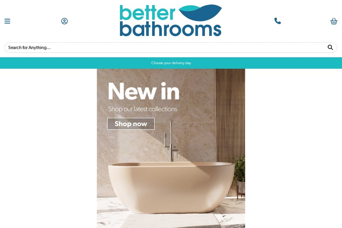 Better Bathrooms homepage