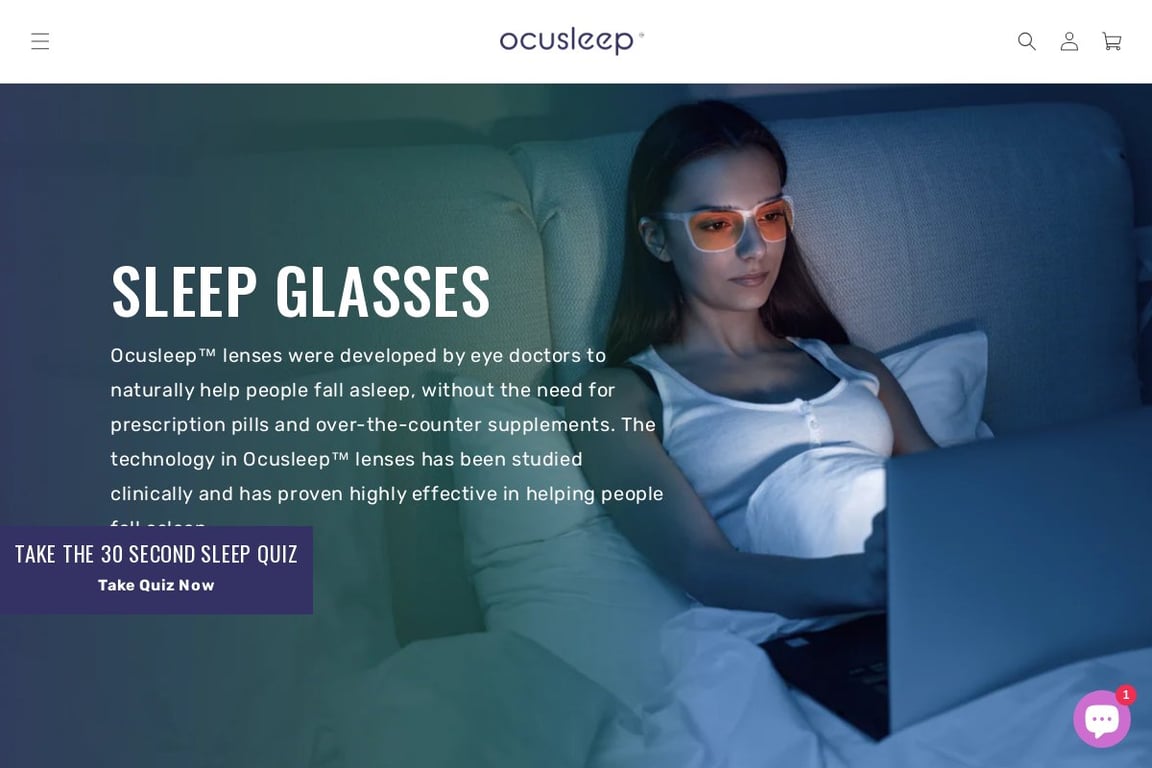 Ocusleep homepage