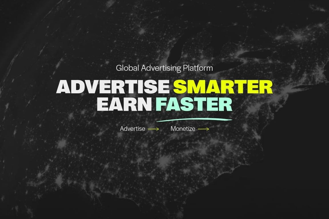 Adcash homepage