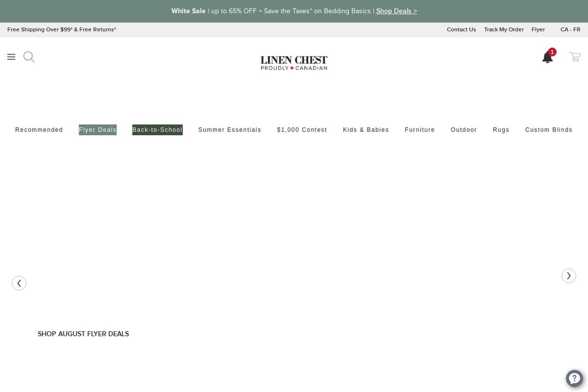 Linen Chest homepage