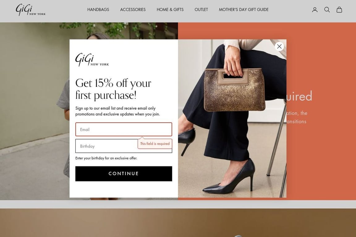 GiGi New York / Graphic Image homepage