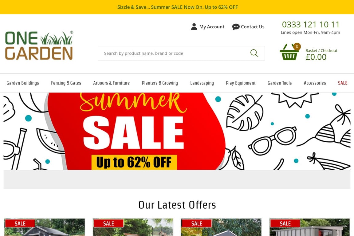 One Garden UK homepage