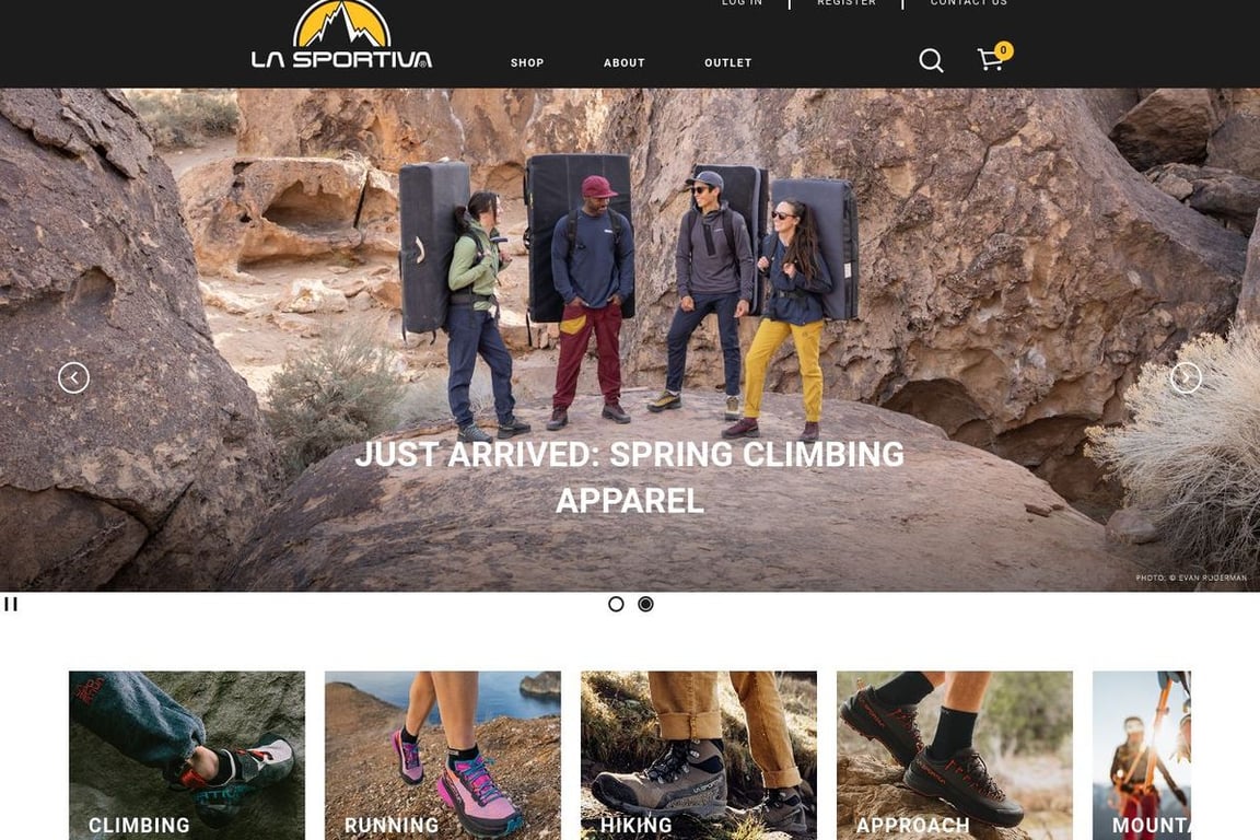 La Sportiva homepage