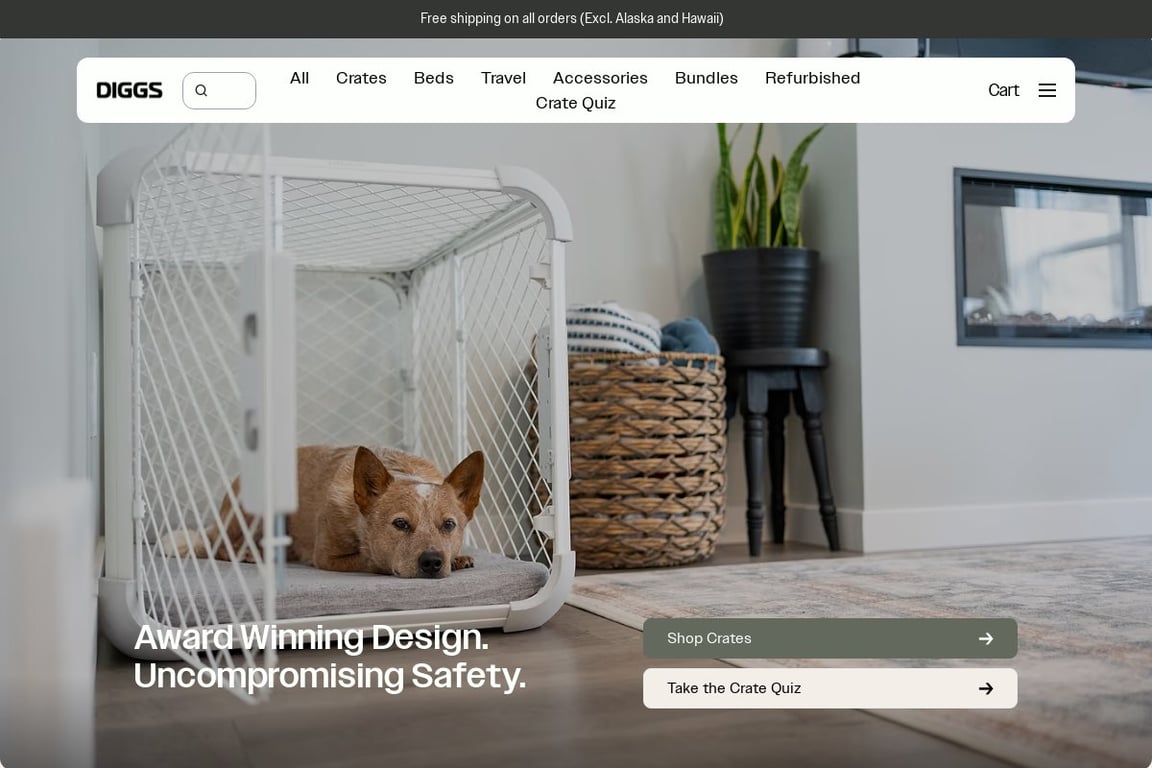 Diggs Inc. homepage