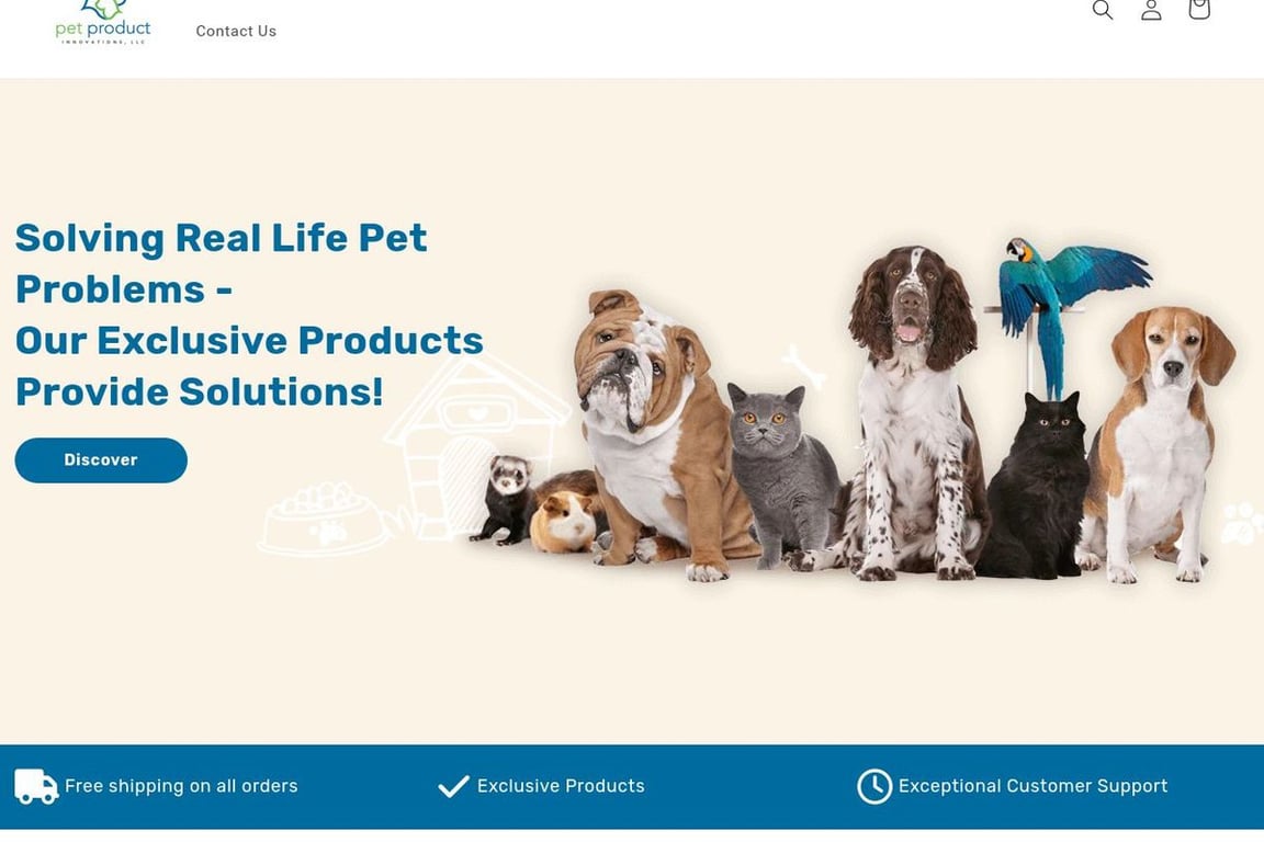 Pet Product Innovations LLC homepage