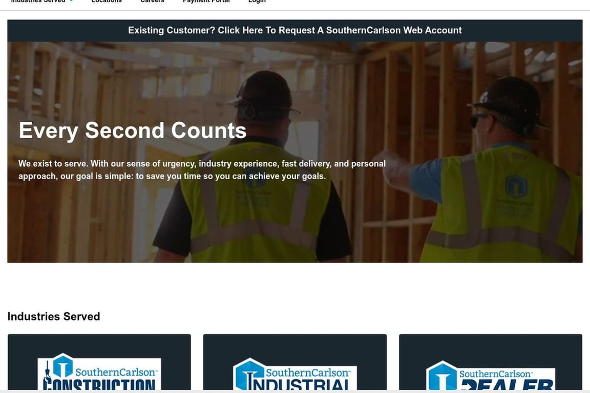 ToolBarn.com homepage