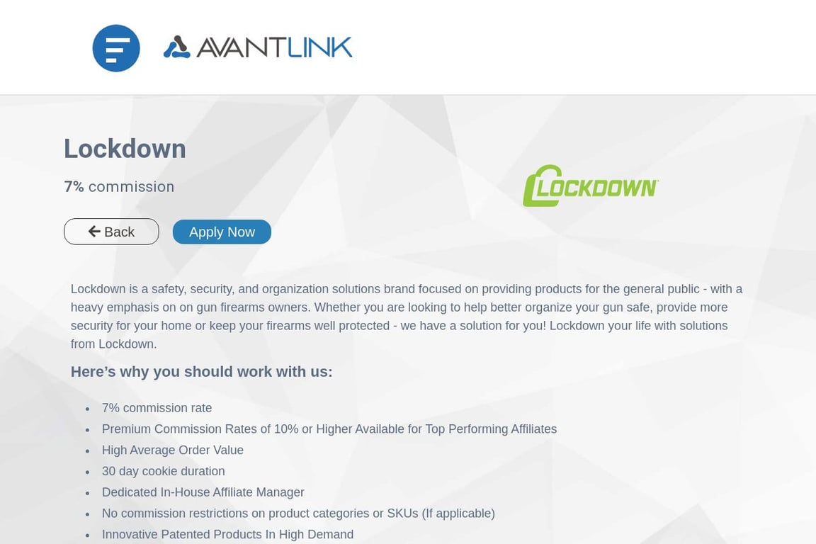 Lockdown Affiliate Program: Commission & Program Details (2026)