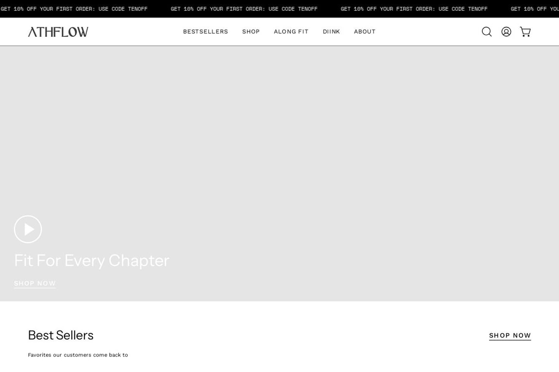 Alongfit homepage