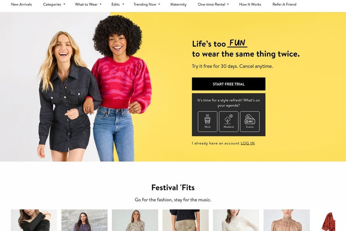 Haverdash homepage