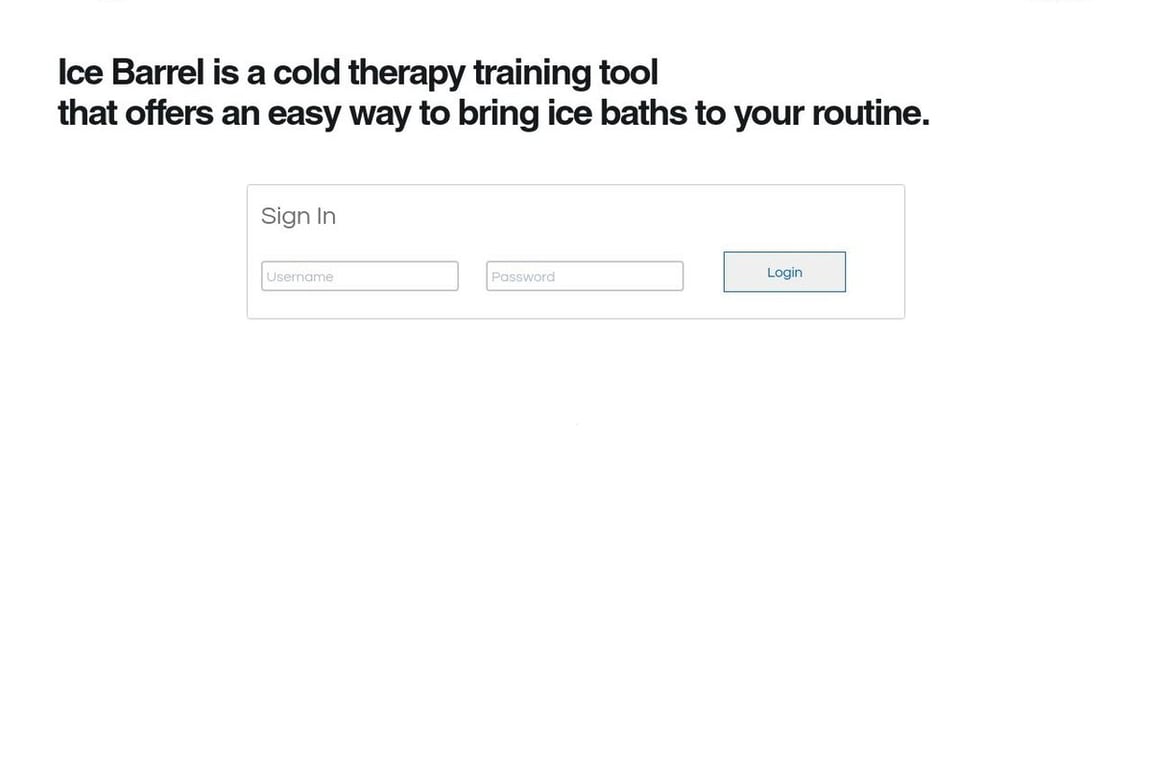 Ice Barrel affiliate program signup page