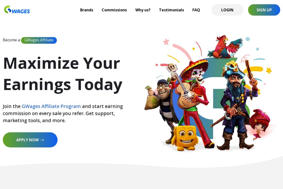 Gambling Wages homepage