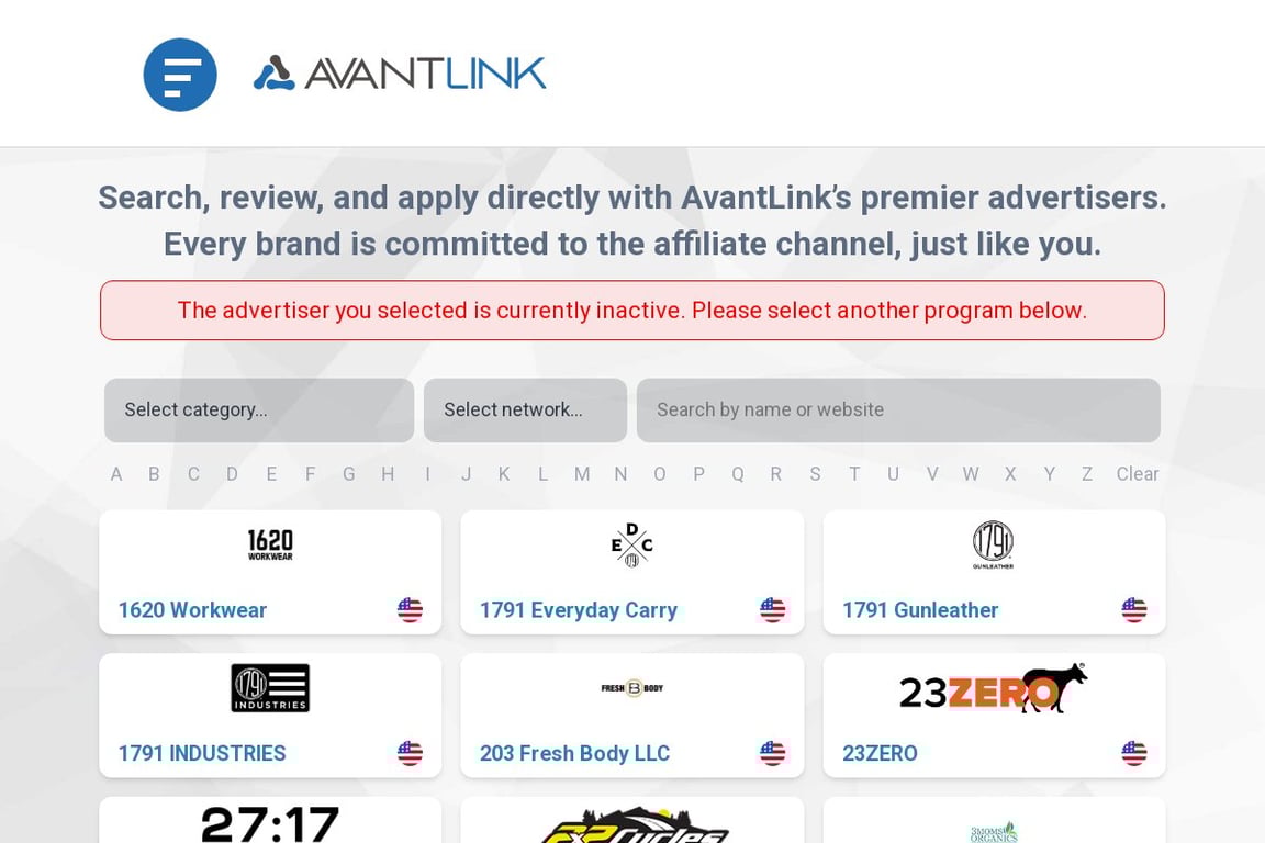 IVAR: The Backpack Reinvented affiliate program signup page
